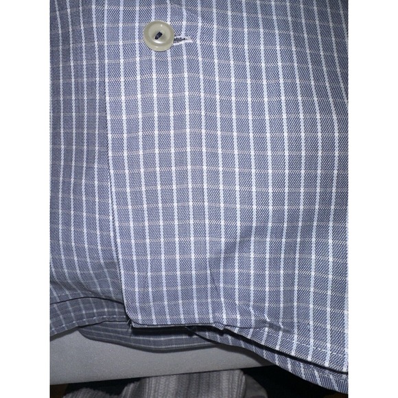 CONTEMPORARY Eton Men's Blue Cotton Dress Shirt 16.5 42 - Picture 11 of 11